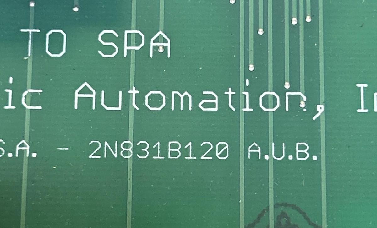 Used MITSUBISHI,2N831B120,SX SE SF RETRO TO SPA CIRCUIT BOARD