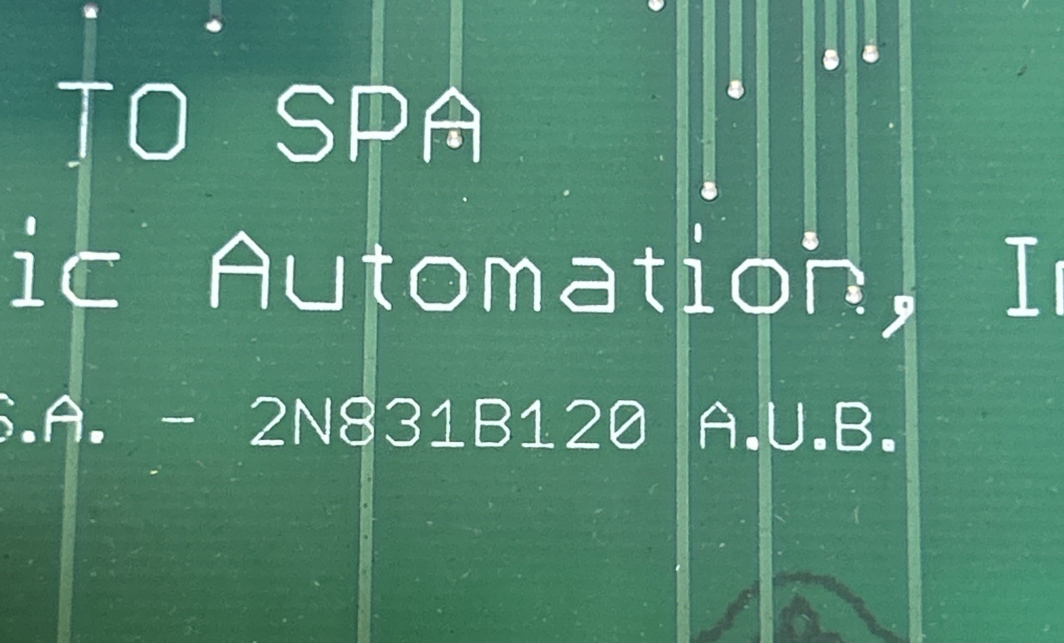 Used MITSUBISHI,2N831B120,SX SE SF RETRO TO SPA CIRCUIT BOARD