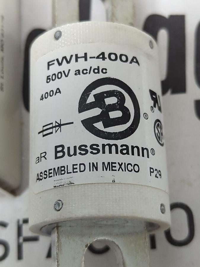 COOPER BUSSMANN,FWH-400A,SEMICONDUCTOR FUSE 400 AMP NEW