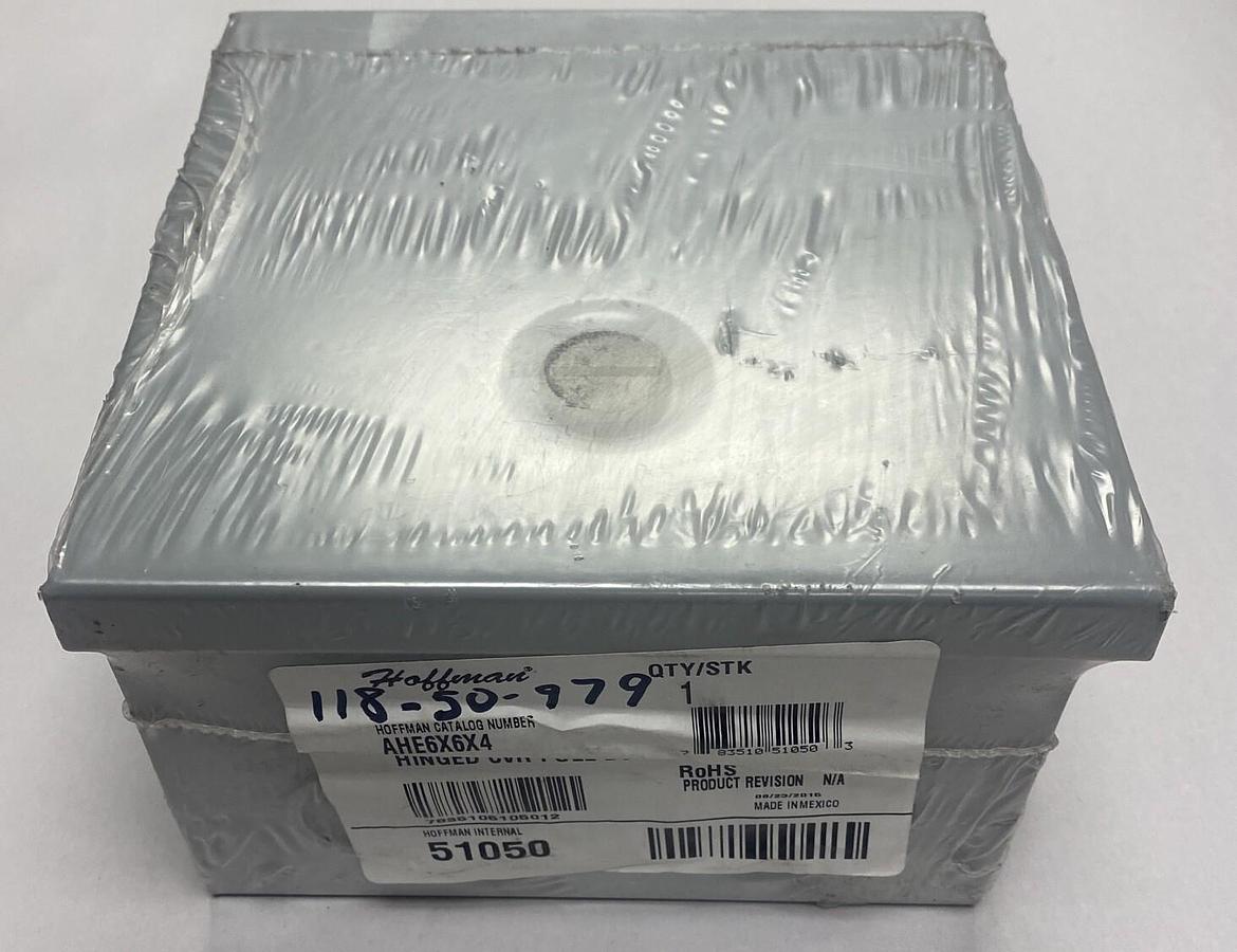 HOFFMAN,AHE6X6X4,METAL ENCLOSURE NEW