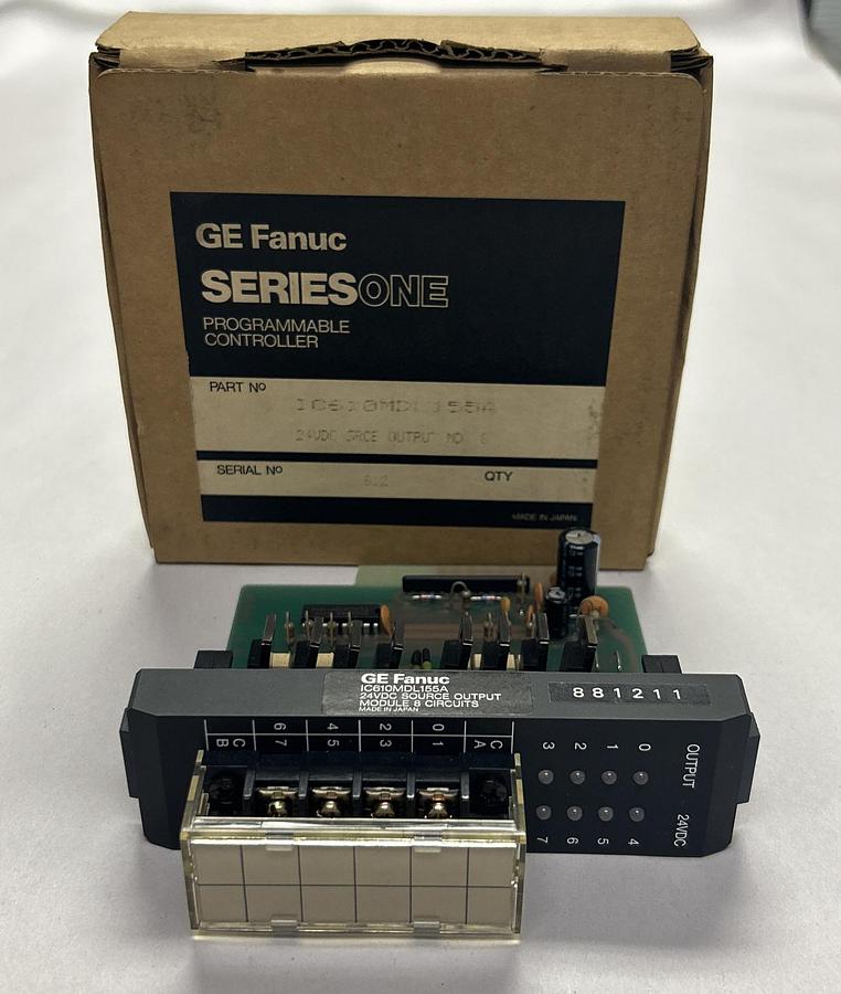 Used GE FANUC,IC610MDL155A,OUTPUT MODULE NEW