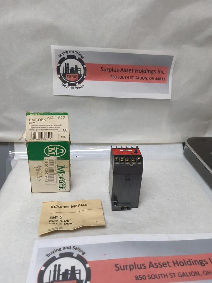 KLOCKNER MOELLER,EMT-DBK,OVERLOAD RELAY 240V 2A NOS