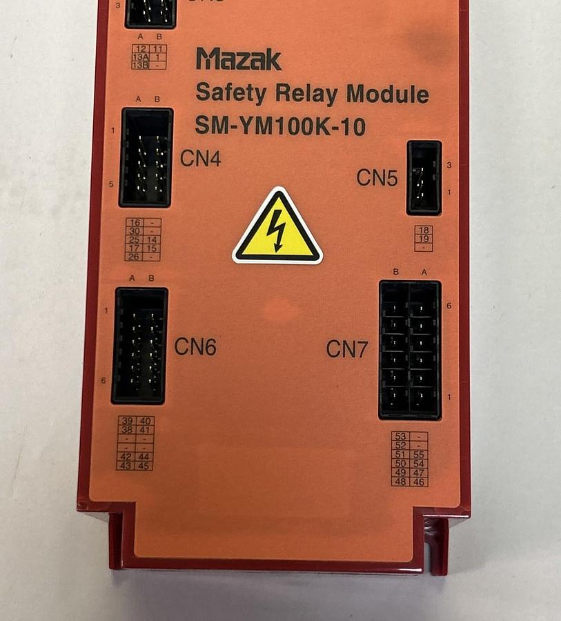 Used MAZAK,SM-YM100K-10,SAFETY RELAY MODULE