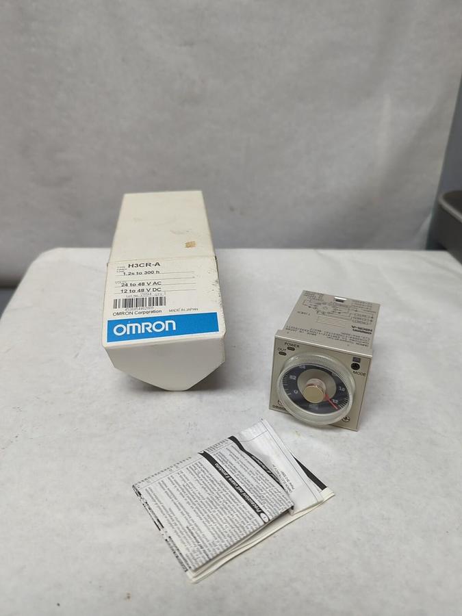 OMRON,H3CR-A,TIMER MODULE 1.2S TO 300H NOS