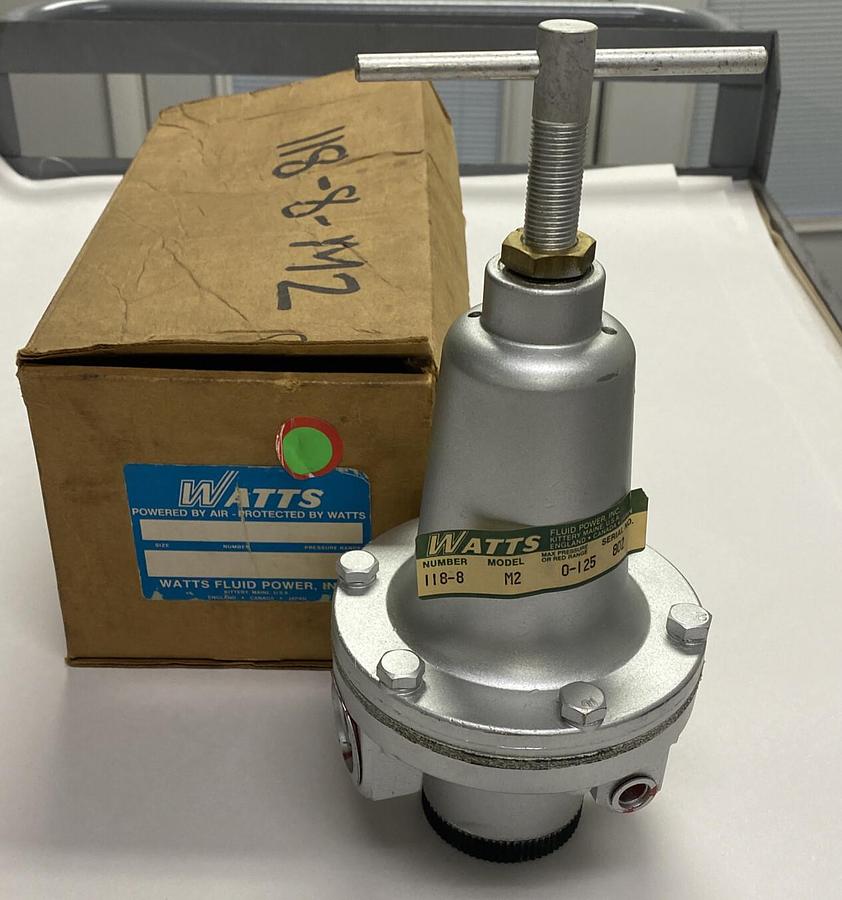 WATTS,118-8-M2,REGULATOR 125PSI NOS
