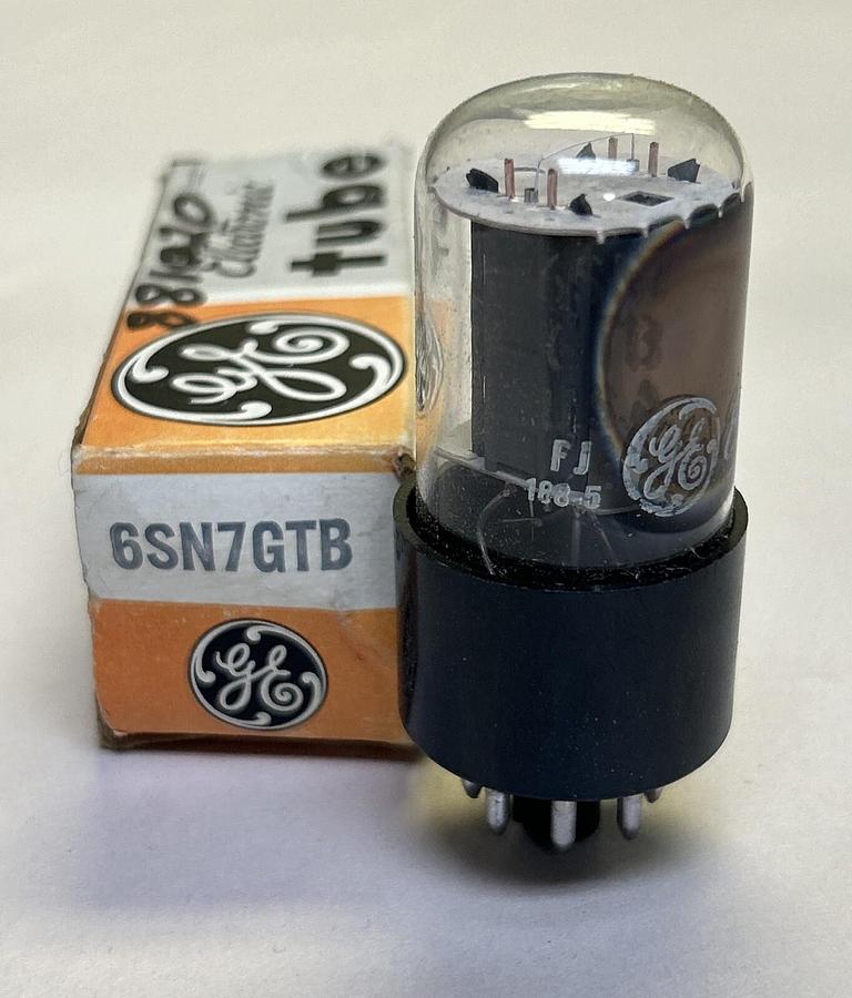 GENERAL ELECTRIC,6SN7GTB,VACUUM TUBE NOS