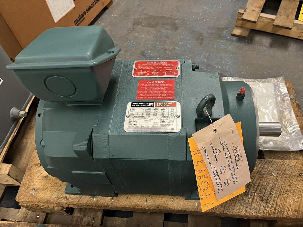 RELIANCE,L2153C,5HP RPM AC MOTOR 1785RPM 230/460V