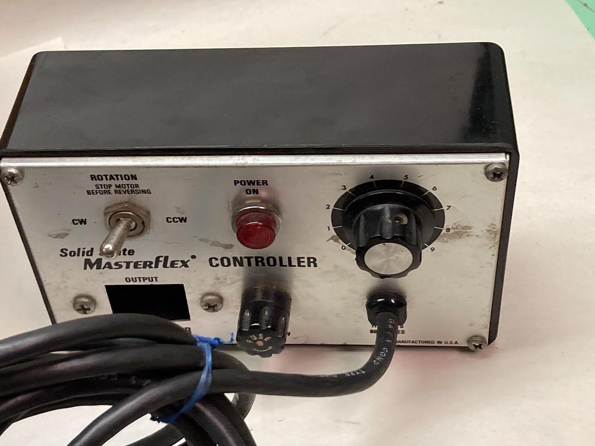 Used Cole Parmer,Model WZ1R057,Masterflex Pump w/ Solid State Motor Controller