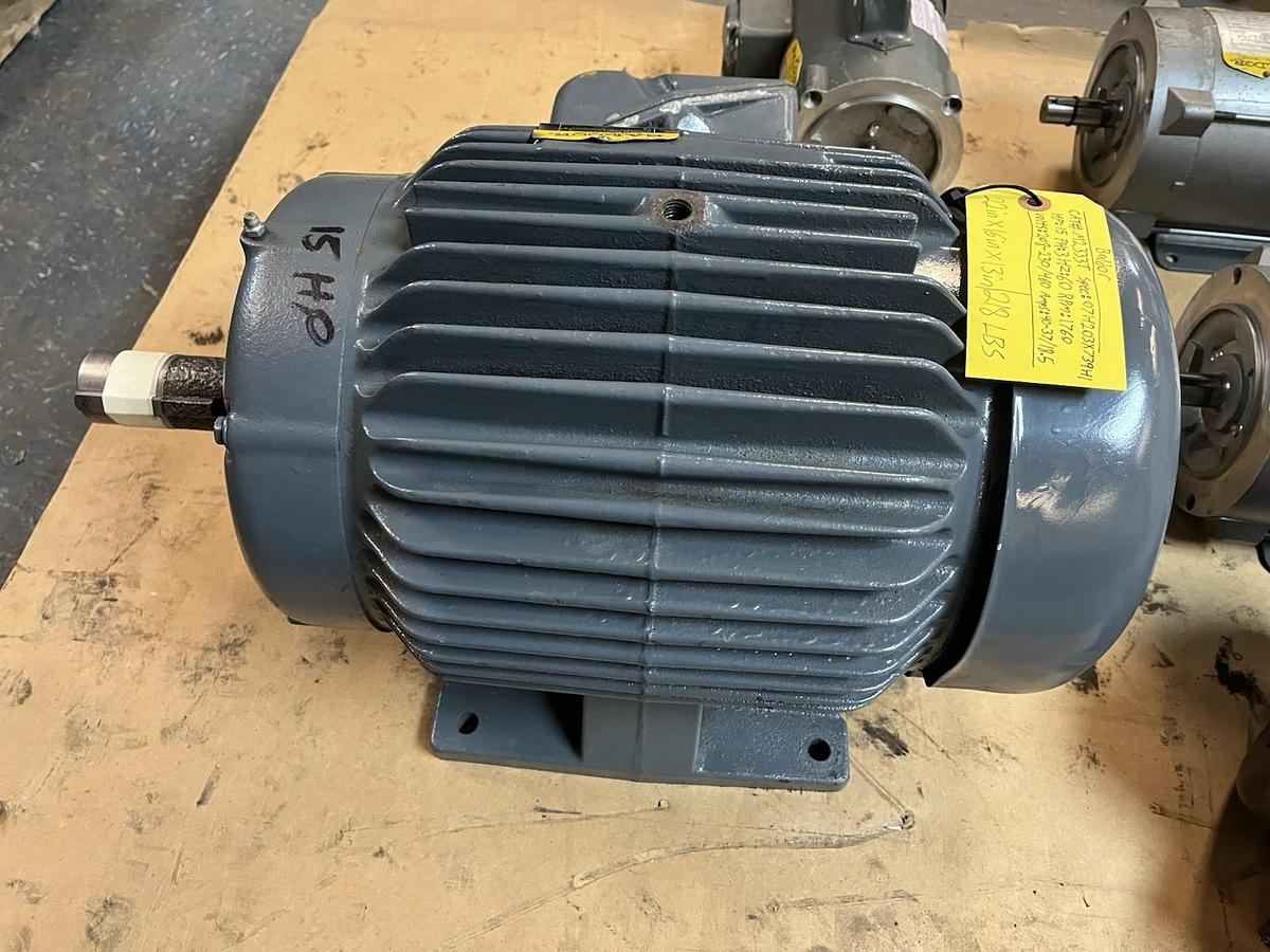 Used BALDOR,M2333T,MOTOR 15HP 3PH 1760RPM 254T