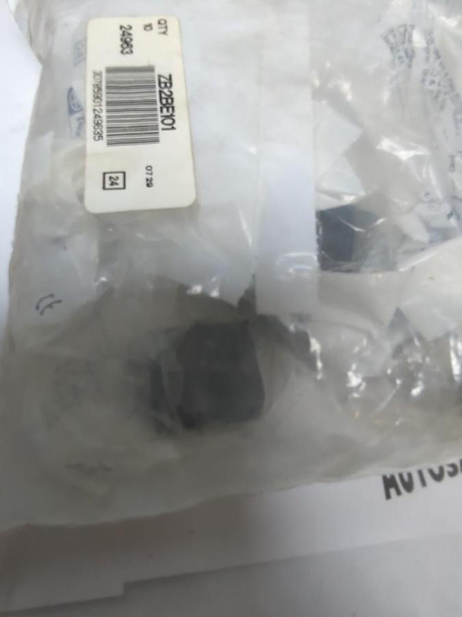 TELEMECANIQUE,ZB2BE101,PUSH BUTTON WITH CONTACT LOT OF 10