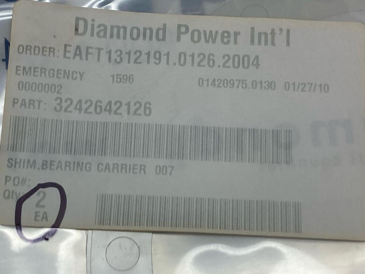 Diamond Power,3242642126,Bearing Carrier Shim