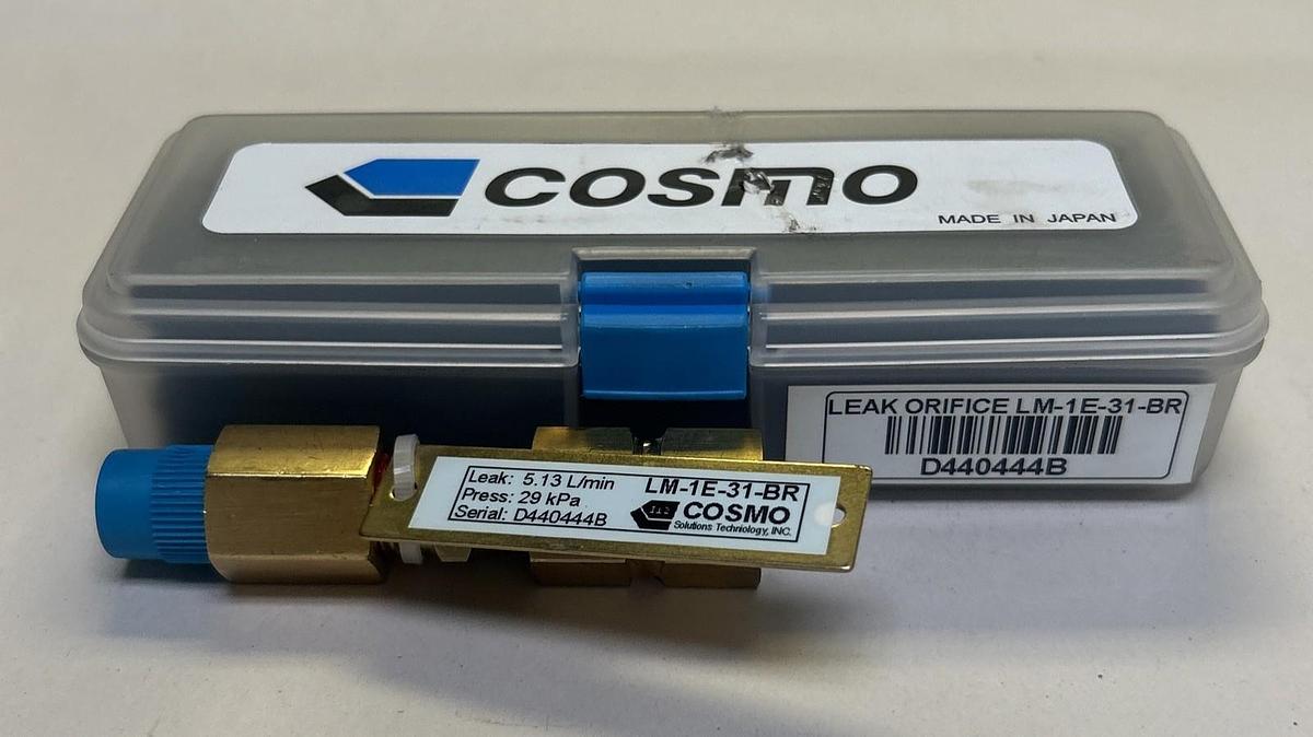 COSMO,LM-1E-31-BR,LEAK ORIFICE NOS
