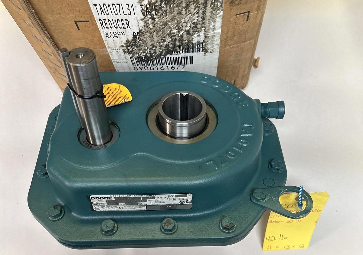 DODGE,TA0107L31,TAPER BUSHED REDUCER 900000-GV162552645 1750RPM 30.94 RATIO