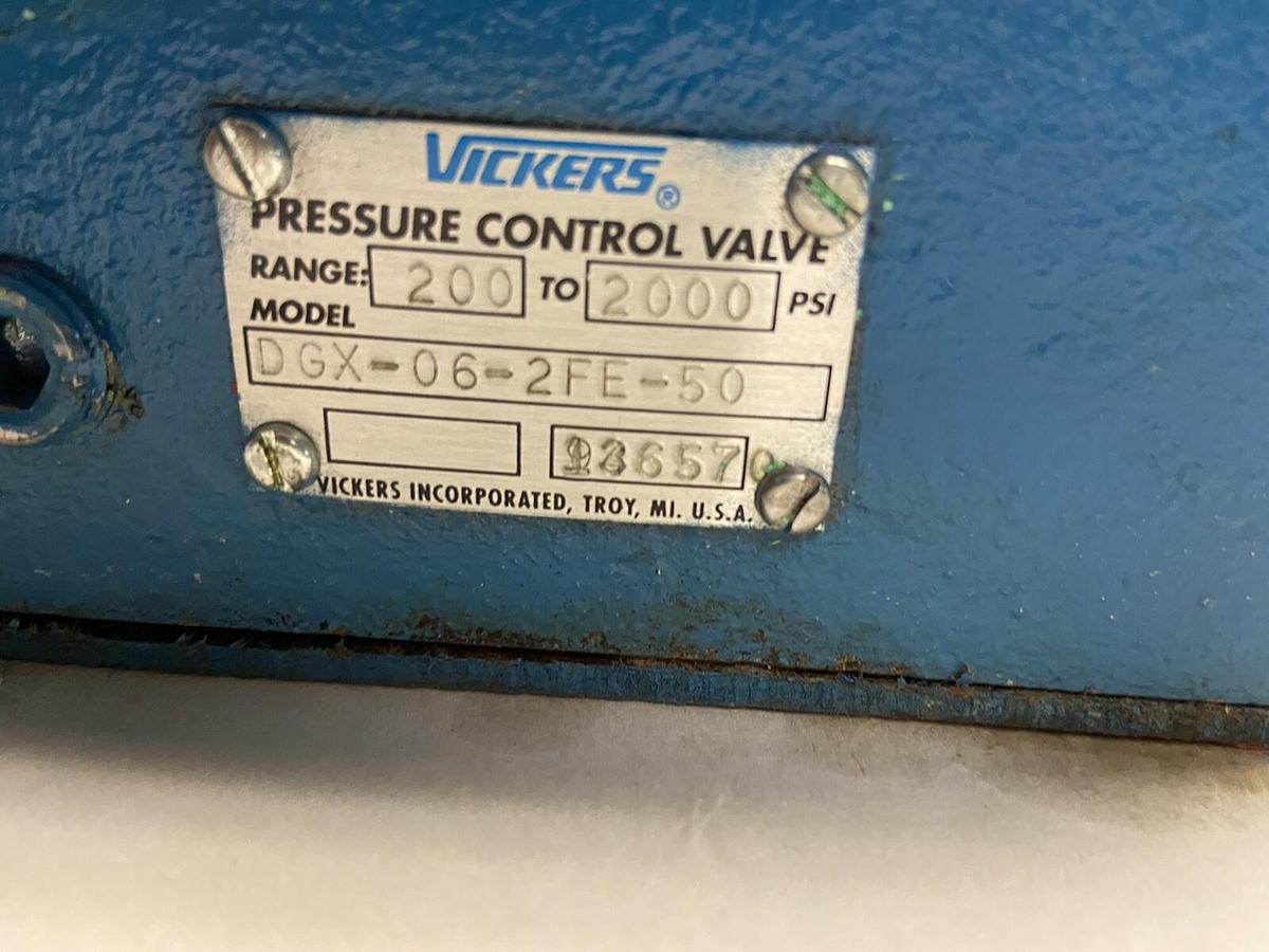 Used Vickers,DGX-06-2FE-50,Pressure Control Valve Remanufactured