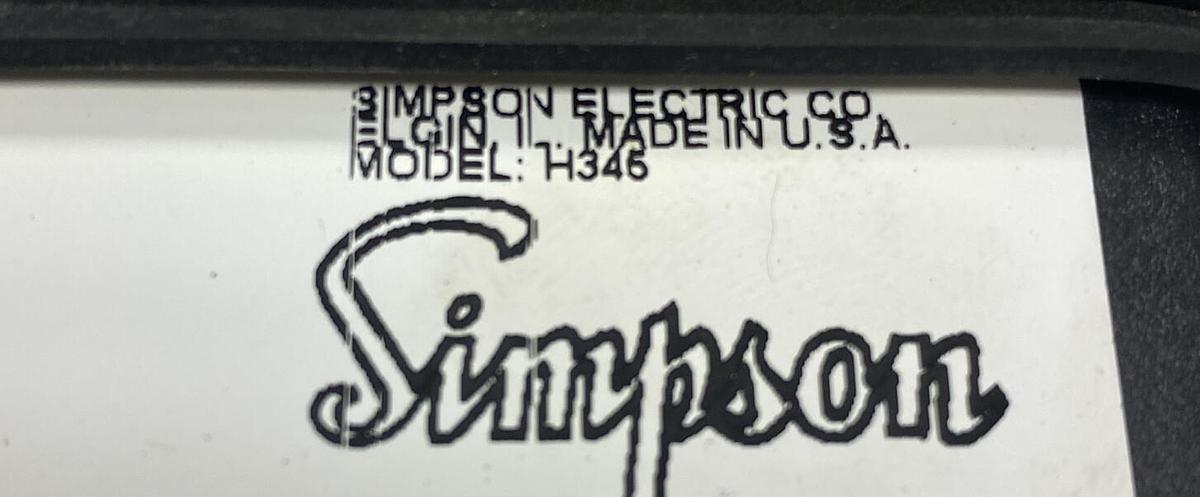 Simpson,H345,Digital Panel Meter NOS