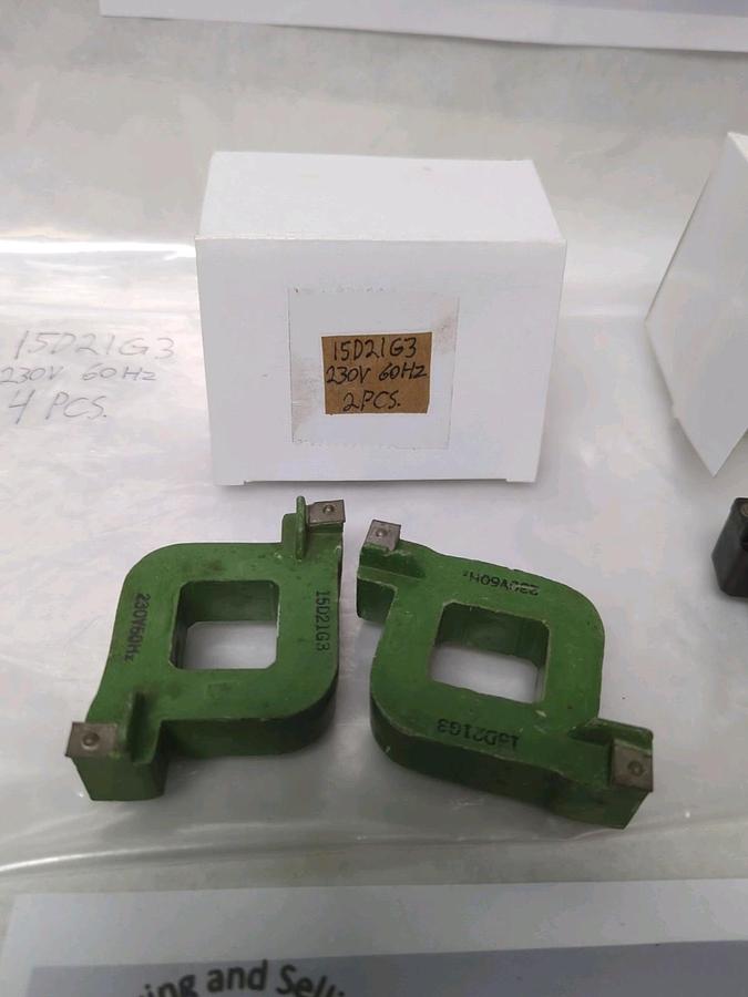 Used GENERAL ELECTRIC,15D21G3,COIL 230V 60HZ LOT OF 4 PRE-OWNED