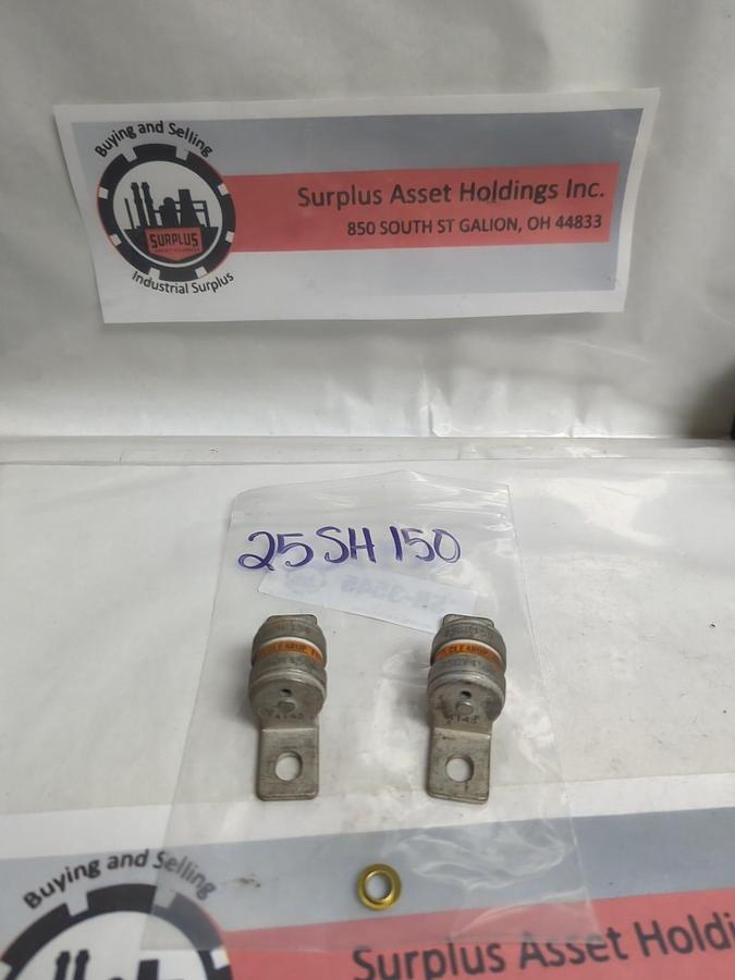 Used KYOSAN,25SH150,CLEARUP FUSE LOT OF 2 PRE-OWNED