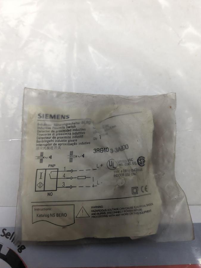 SIEMENS,3RG4013-3AB00,INDUCTIVE PROXIMITY SWITCH NOS