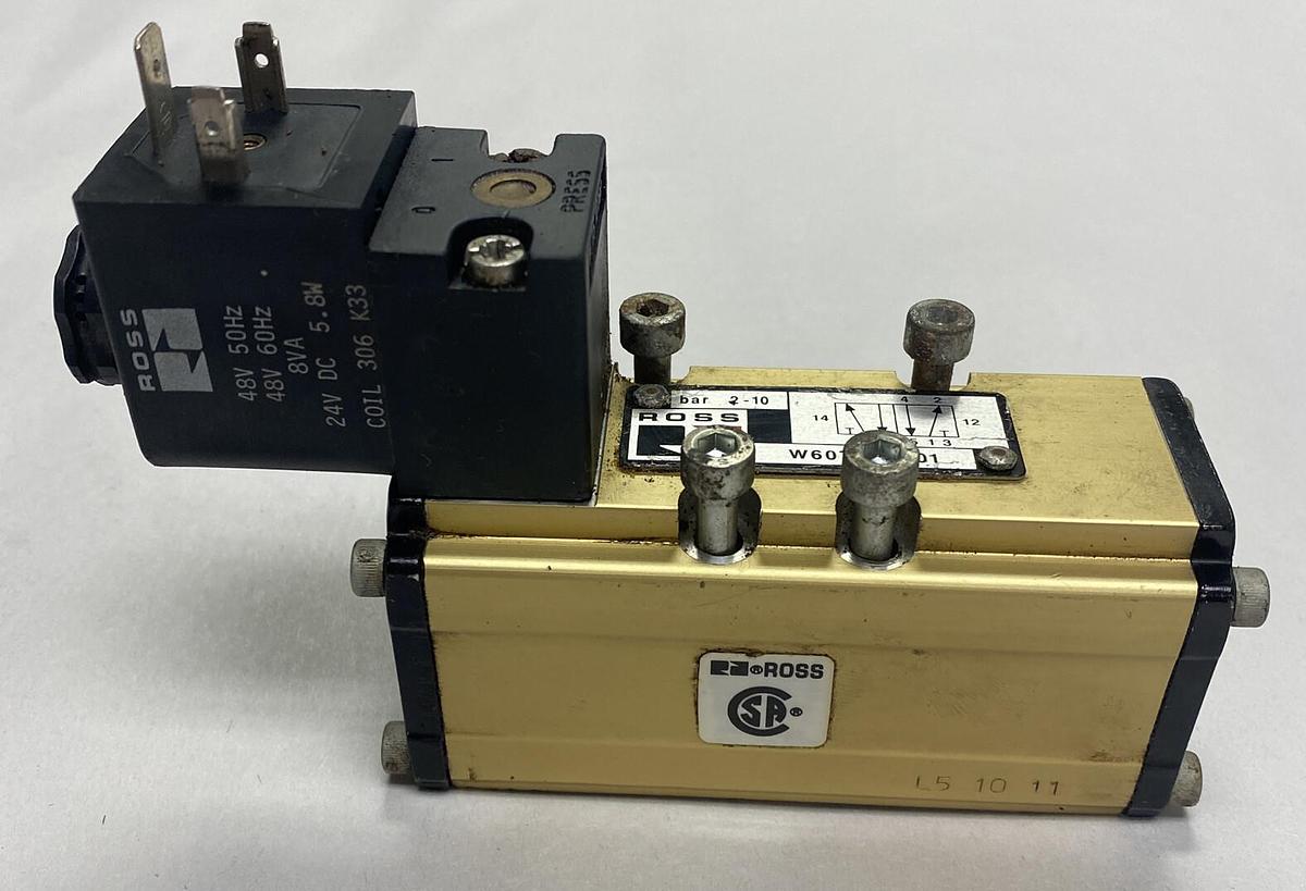 Used Ross,W6076B2401,Solenoid Valve