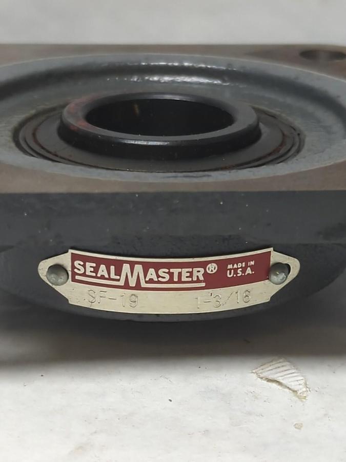 SEALMASTER,SF-19,FLANGE MOUNT BEARING 4-BOLT MOUNT 1-3/16 INCH BORE NOS