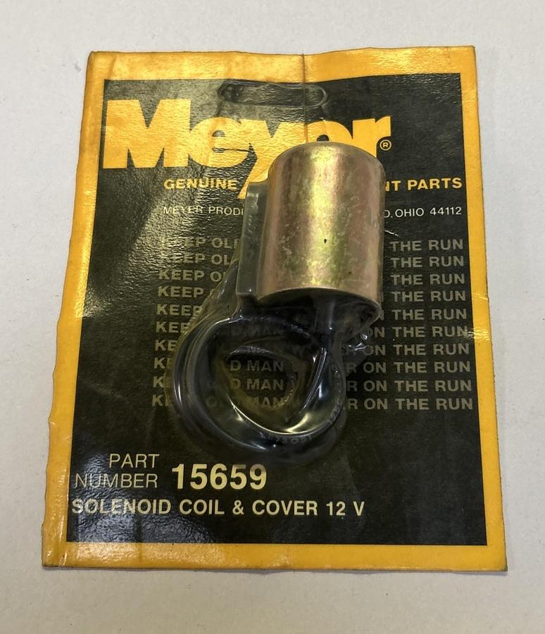 MEYER,15659,SOLENOID COIL & COVER 12V NOS