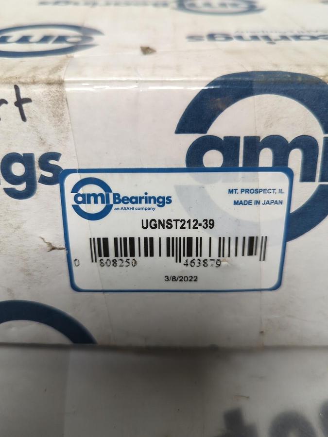 AMI BEARING,UGNST212-39,TAKE-UP BEARING SIDE MOUNT 2-7/16 INCH BORE NOS