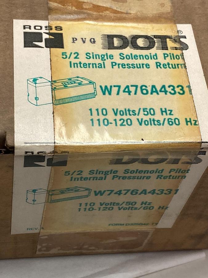 Used Ross,W7476A4331,Solenoid Valve