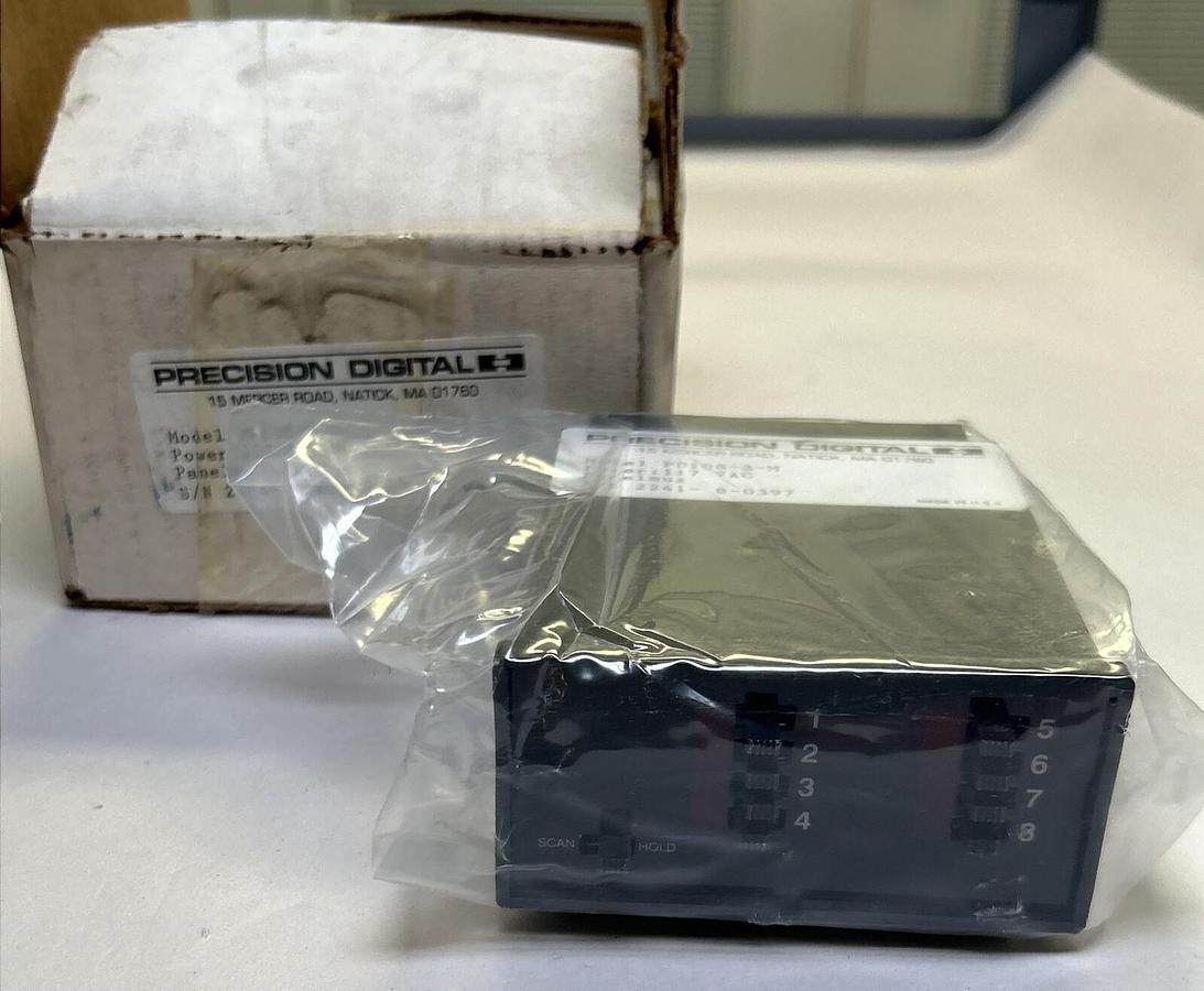 Used PRECISION DIGITAL,PD108-3-M,8 CHANNEL MANUAL CONTROL UNIT NEW