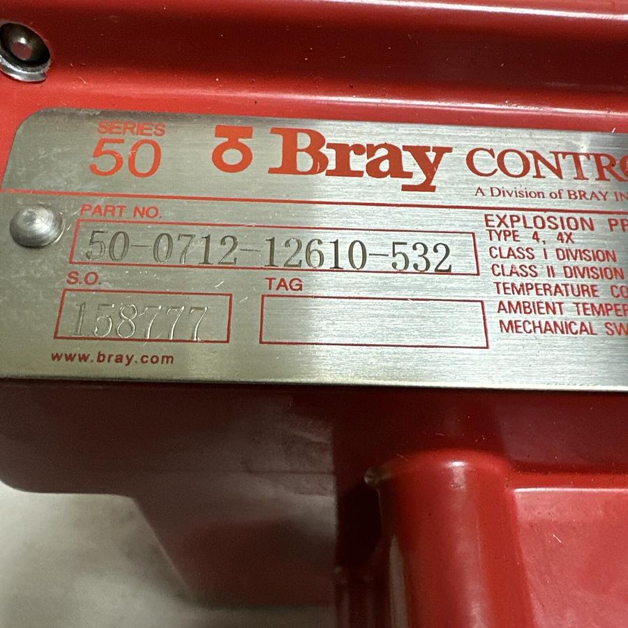 Used Bray Controls,50-0712-12610-532,Actuator NEW