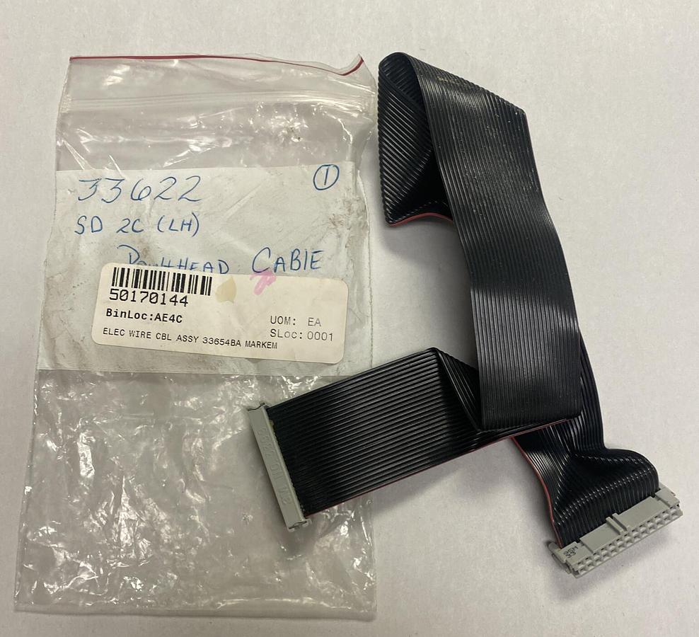 MARKEM,33654B,PRINTHEAD CABLE RIBBON LH NOS