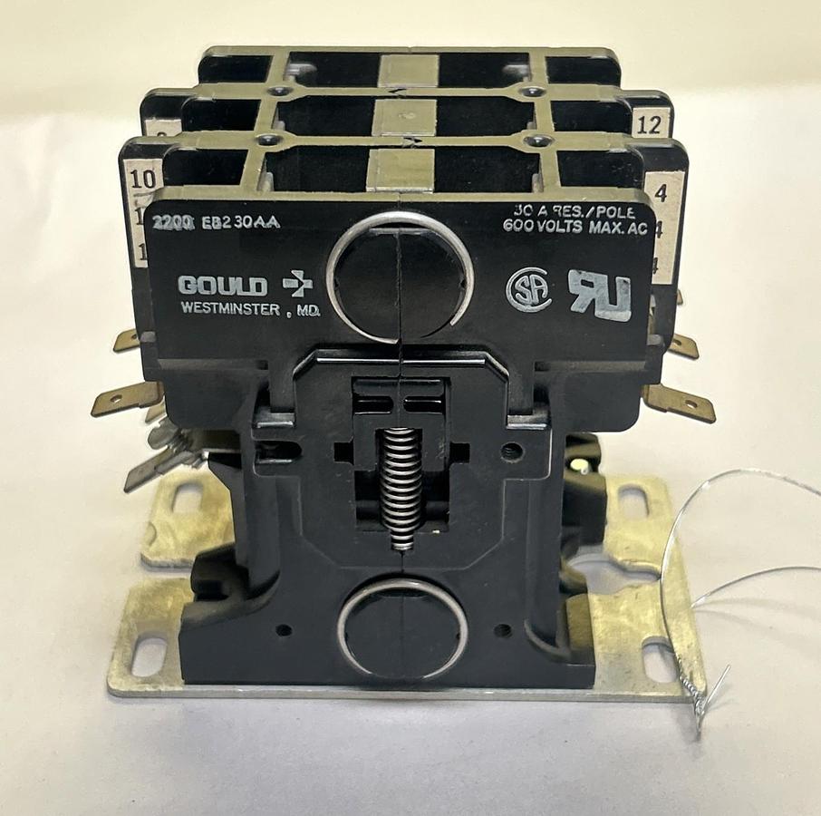 Used GOULD,2200EB230AA,CONTACTOR 600V