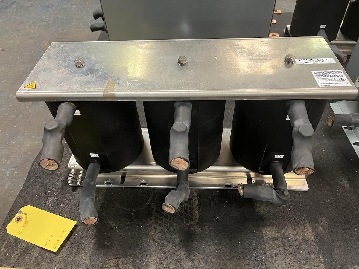 Used SIEMENS,6SL3000-0DE31-1BA0,LINE REACTOR TRANSFORMER 3PH 120kW
