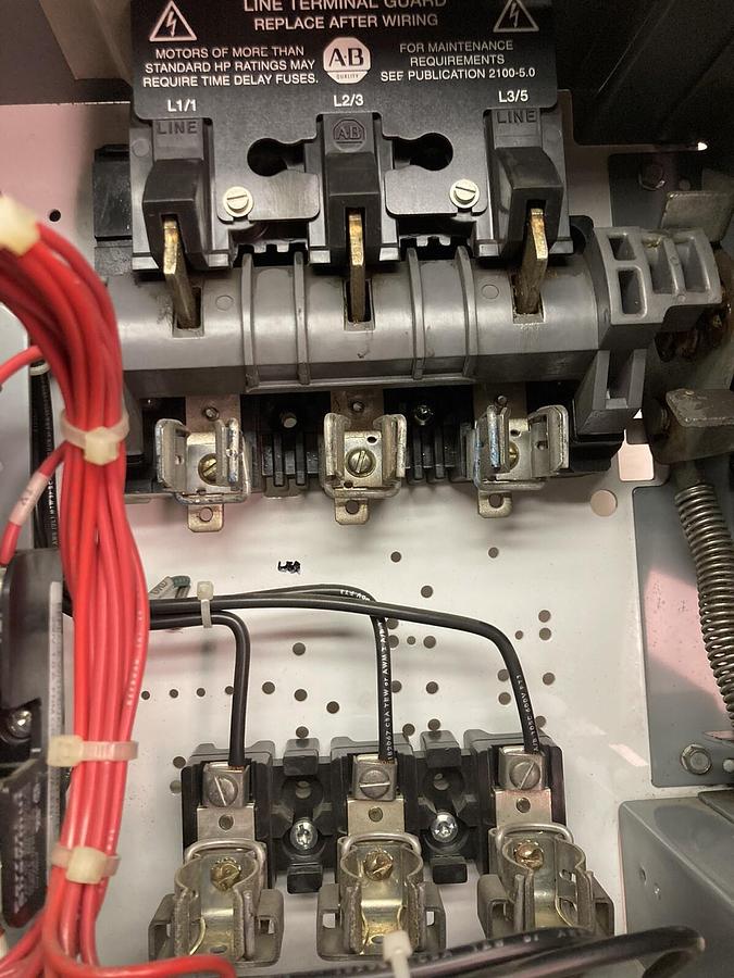 Used Allen-Bradley,2100 2112,Size 1 MCC 12 Inch Starter Bucket