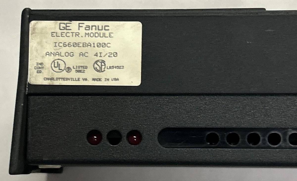 Used GE FANUC,IC660EBA100C,GENIUS BLOCK ANALOG MODULE