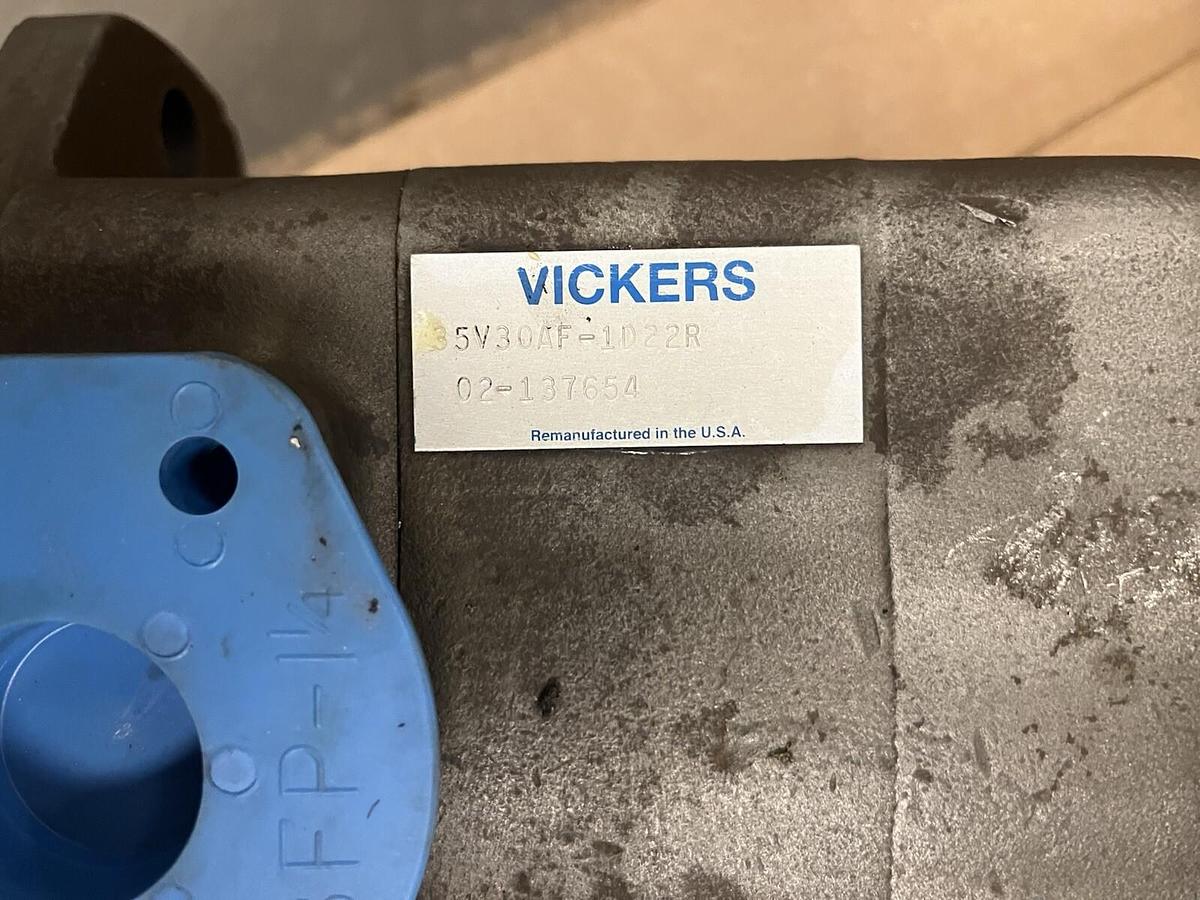 Used VICKERS,35V30AF-1D22R-02-137654,HYDRAULIC VANE PUMP