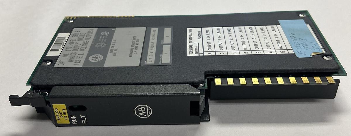 Used ALLEN BRADLEY,1771-OFE1,SER B ANALOG OUTPUT MODULE