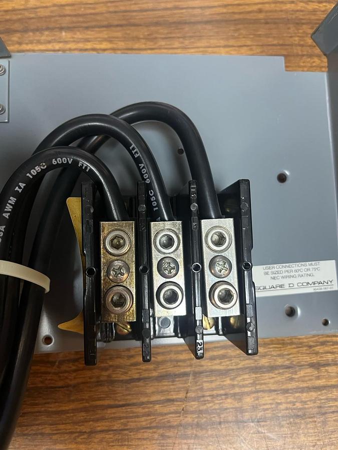 Used SQUARE D,MODEL 5,DISCONNECT 100 AMP FAP36100TF BREAKER MCC BUCKET