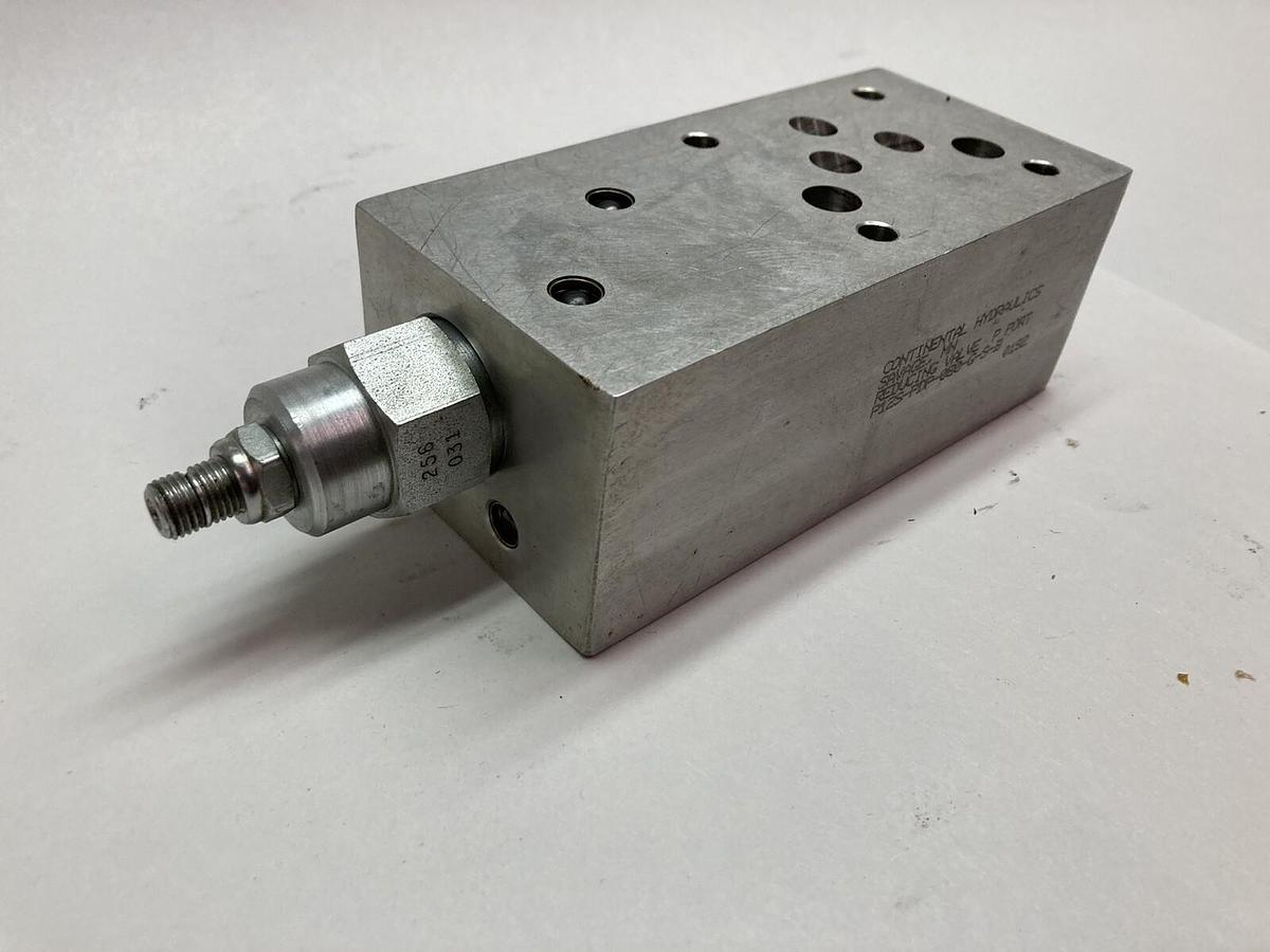 Used Continental Hydraulics,P12S-PDP-080-G-S-B,Valve