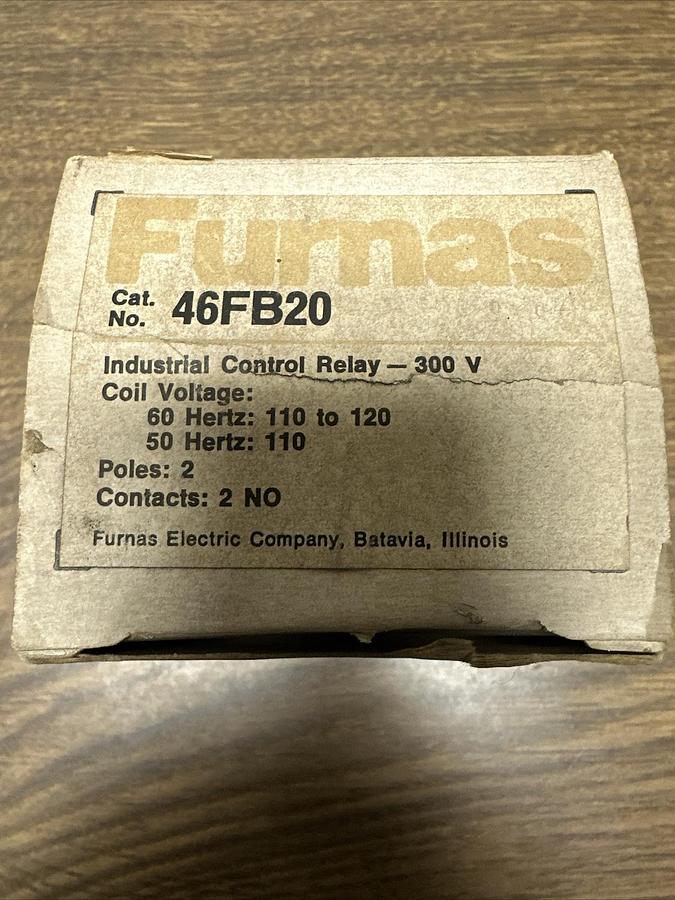 Furnas,46FB20,Control Relay,110/120V
