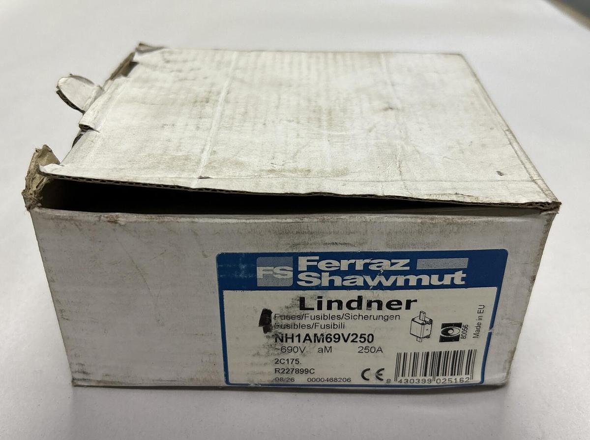 Used FERRAZ SHAWMUT,NH1AM69V250,FUSE 250A 690V NEW