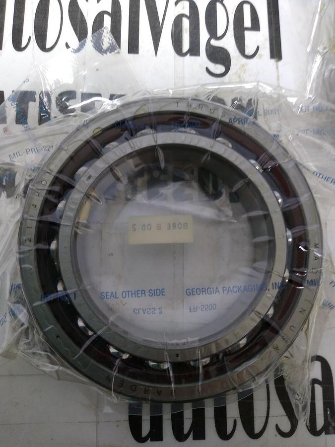 Used Barden,2114HDM,Precision  Angular Contact Bearing SEALED IN PLASTIC NOS