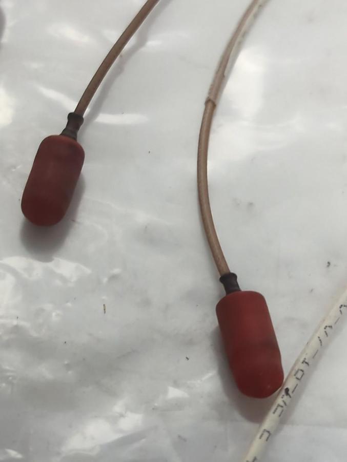 Used BENTLY NEVADA,19000-00-07-18-02,PROXIMITY VIBRATION SENSOR PROBE LOT OF 4