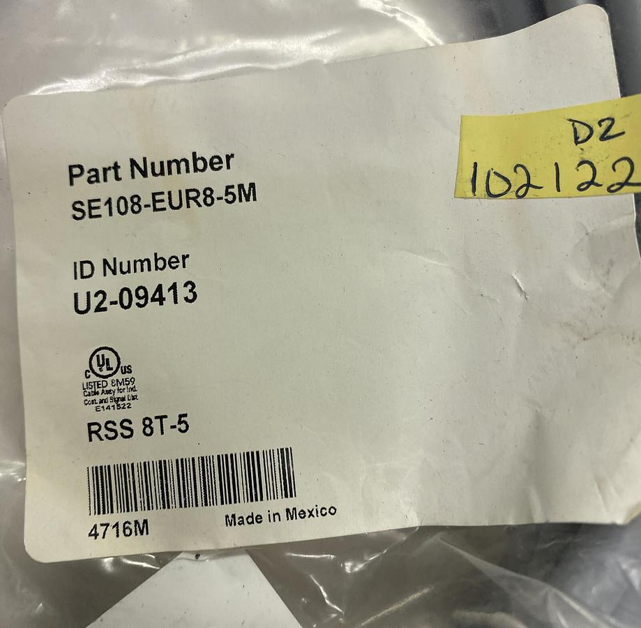 Used TURCK,SE108-EUR8-5M,CORSET NOS