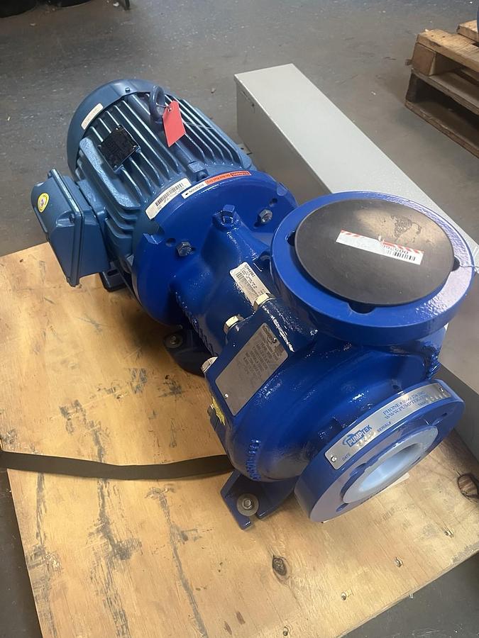 Used FLOWSERVE,A60,INNOMAG SEALLESS PUMP 3X2X8" IMPELLER 6" 10HP 3510RPM