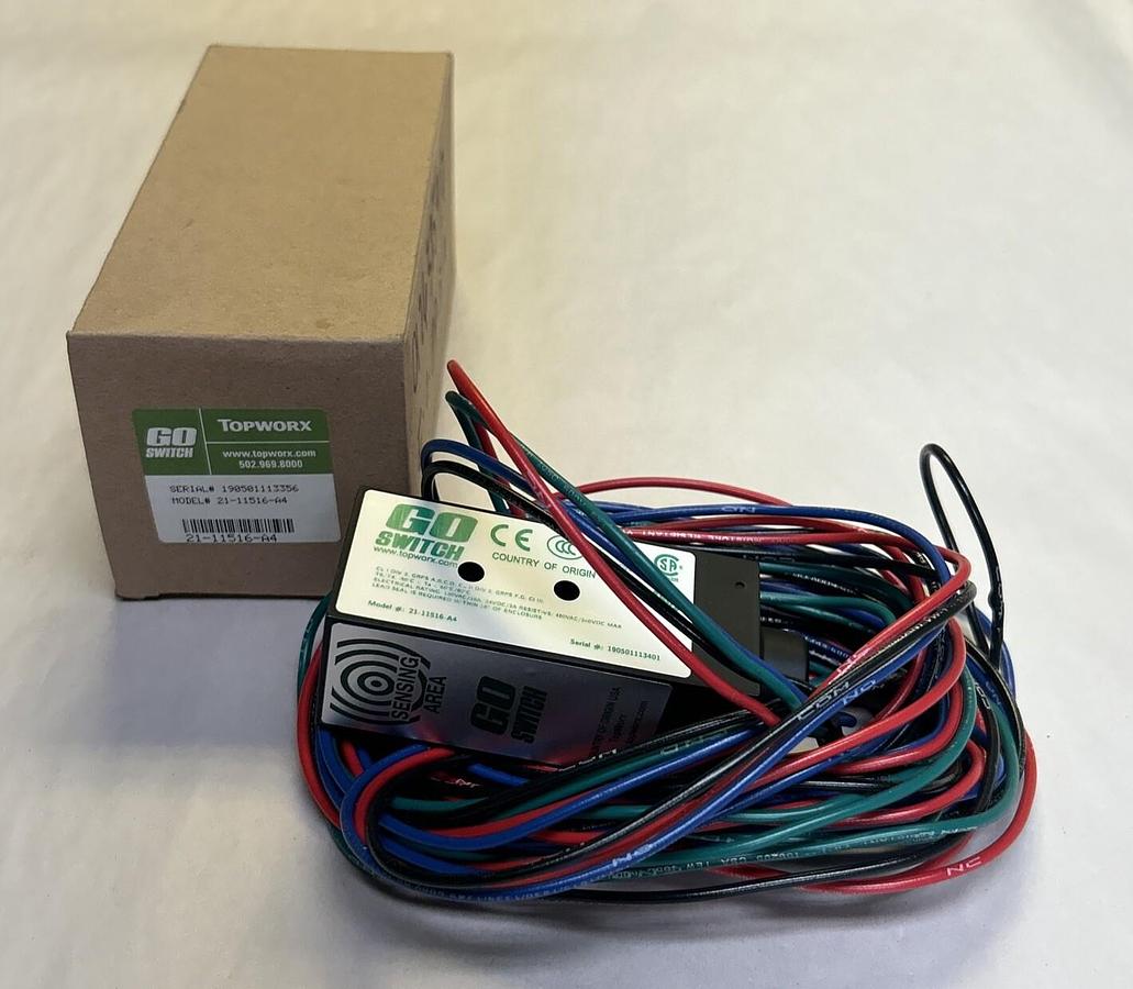 Used TOPWORX GO SWITCH,21-11516-A4,PROXIMITY SENSOR LIMIT SWITCH NEW