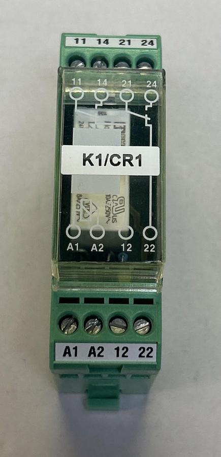 Used PHOENIX CONTACT,EMG22-REL/KSR-24/21-21,RELAY MODULE