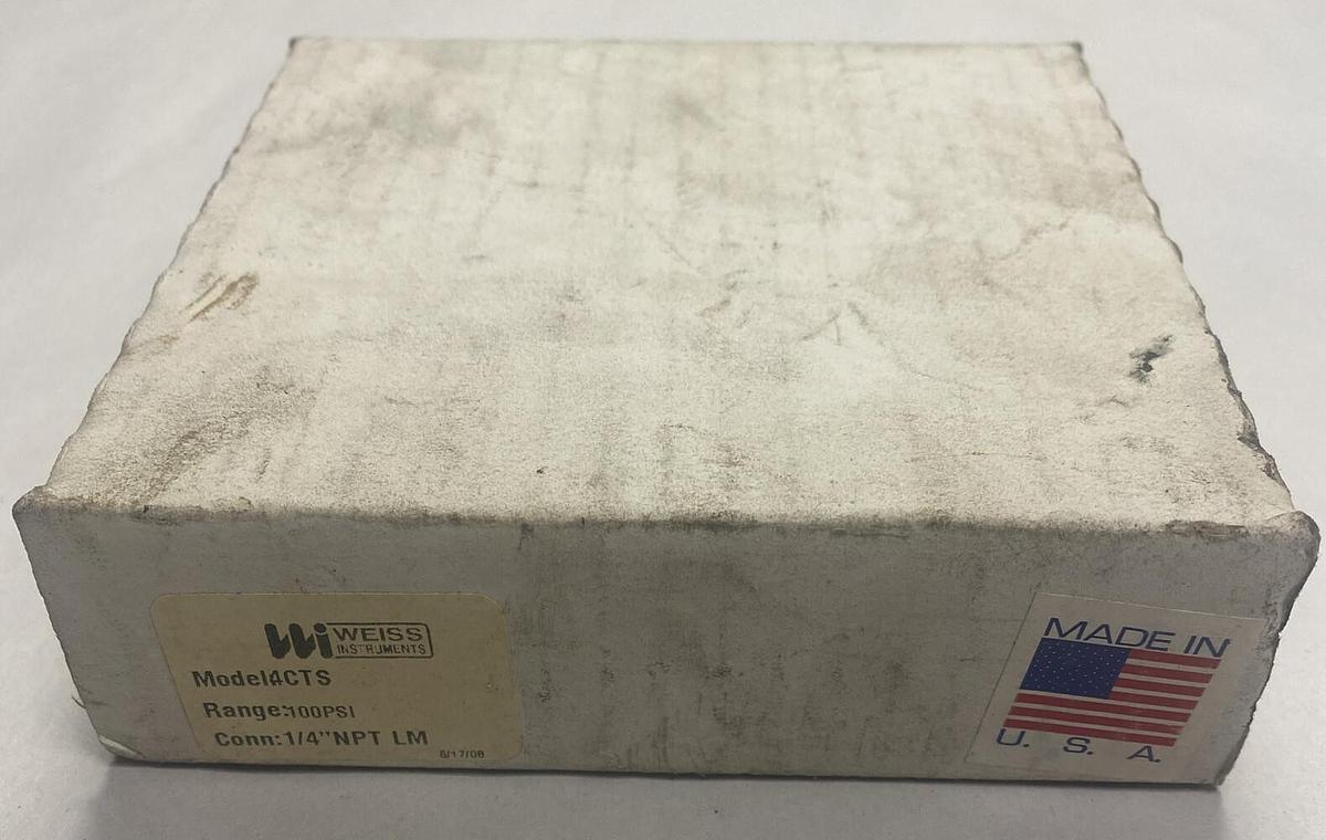 WEISS INSTRUMENTS,4CTS,PRESSURE GAUGE 60PSI NOS