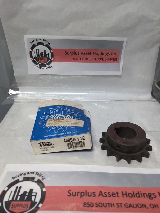 MARTIN,60BS15,BORED TO SIZE SPROCKET NOS