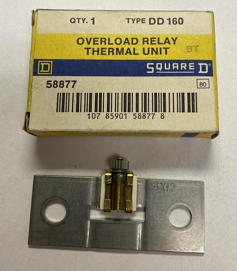 SQUARE D,DD160,OVERLOAD THERMAL HEATING ELEMENT NOS