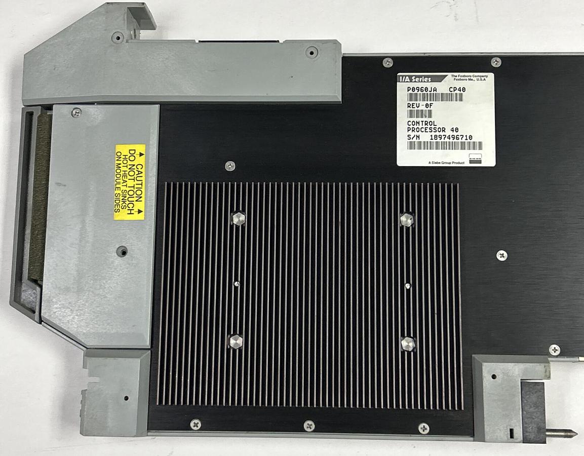 Used INVENSYS FOXBORO,P0960JA,CONTROL PROCESSOR MODULE